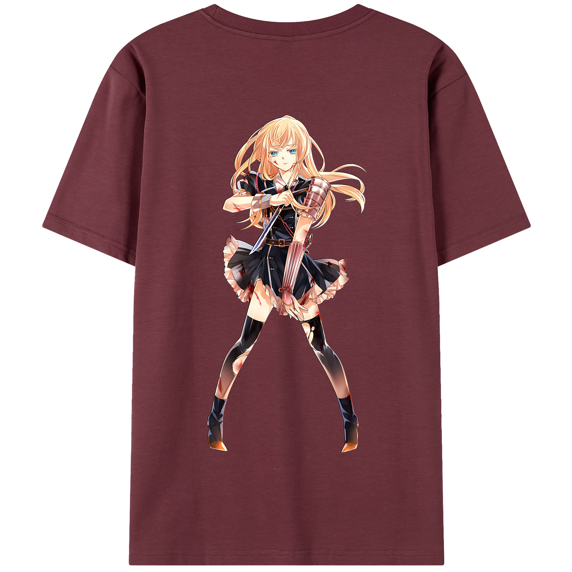 （画像用） 刀剣乱舞 Touken Ranbu 綿100％半袖Tシャツ（背面プリント）